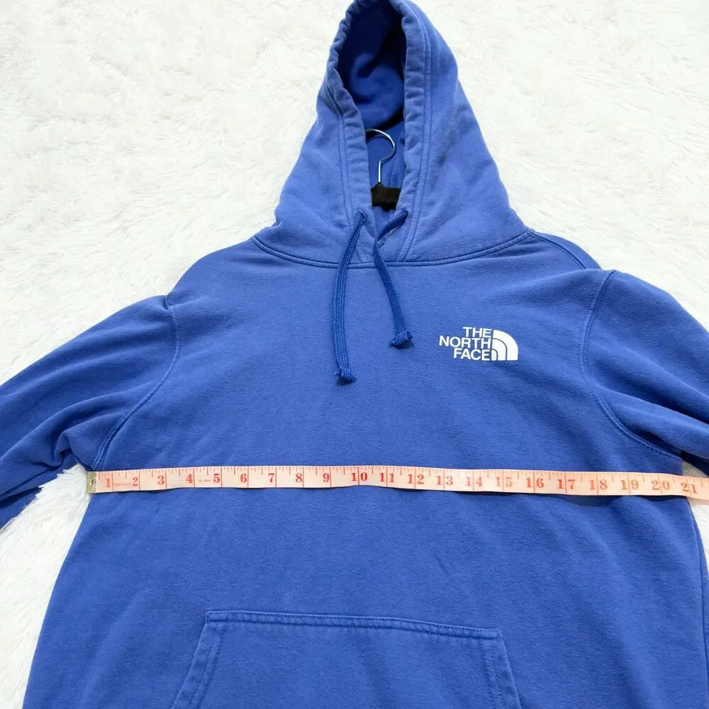 Men The North Face Cotton Box NSE Pullover Hoodie in Lapis Blue Size Medium